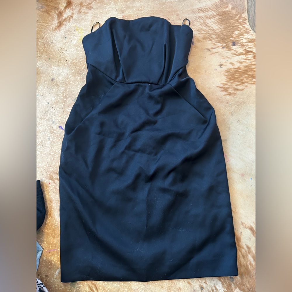 C/MEO Collective Strapless Black Dress